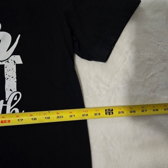 Bella+Canvas T-Shirt Women's Size XL Glitter & Dirt Black Short Sleeve Cotton - Picture 7 of 8